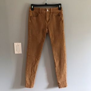 American Eagle Size 2R Khaki Jeggings